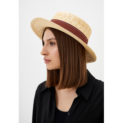 WG51-7 FABRETTI Шляпа жен. натуральная соломка 
