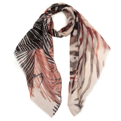 VFV0005-5 Шарф жен. 100% полиэстер 90x180 FABRETTI