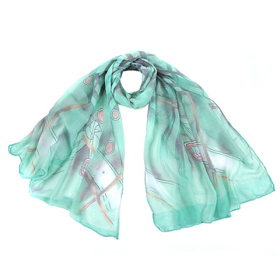 TUT318-1 Шарф жен. 100%вискоза 90х180