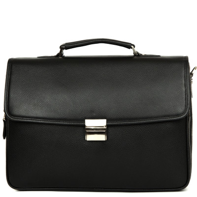 LRB133-black FABRETTI Портфель муж. нат. кожа