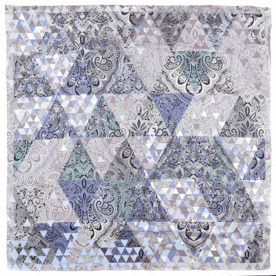 CX1718-15-8 Платок жен. 100%шелк 90x90 Leo Ventoni