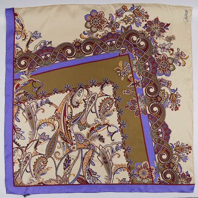 CX1516-43-3 Платок 100%шелк 90х90