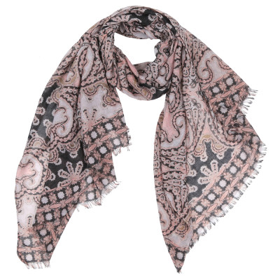 XHL-06 Шарф жен. 100%вискоза 80x180 FABRETTI