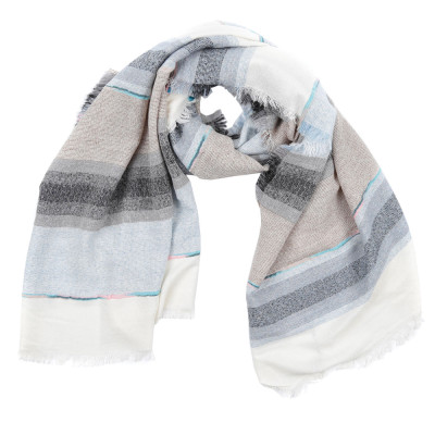 CX1718-35-2 Шарф жен. 100%вискоза 80x200 FABRETTI