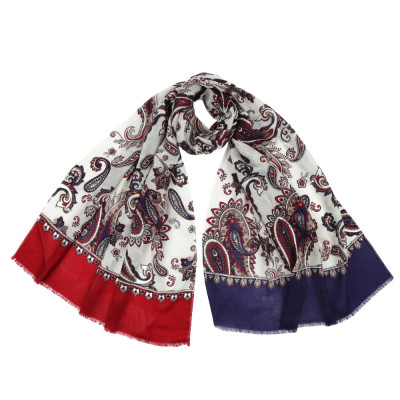 YNNT1626-12 Шарф жен. 100%шерсть 70x182 Leo Ventoni