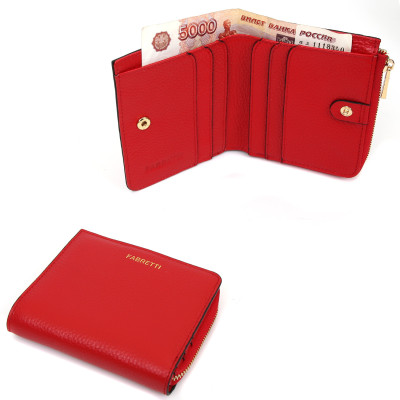 20122401D-4 FABRETTI Кошелек жен. нат. кожа