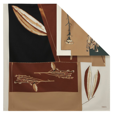 VFS8-13 Платок жен. 100% полиэстер 90x90 FABRETTI