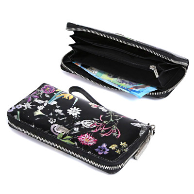 77006T-graphics-2 FABRETTI Кошелек жен. нат. кожа