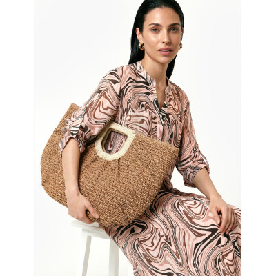 NLTU112-12P FABRETTI Туника  женская 80% тенсел, 20% полиамид