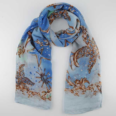 JHPQ1126-5 Шарф жен. 100%вискоза 100х180