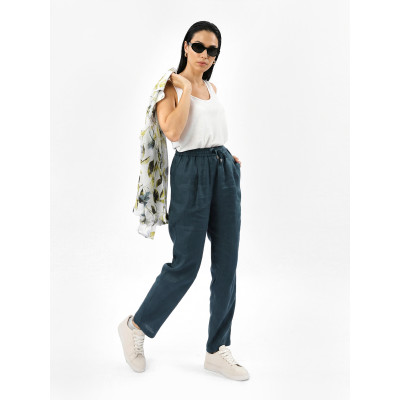 NLTR80-152 FABRETTI Брюки женские 100% лен