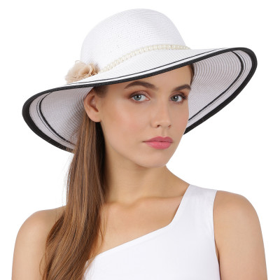 Шляпа FABRETTI G58-4/2 white/black