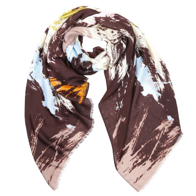 YS236-6 Шарф жен. 100%вискоза 90x180 FABRETTI