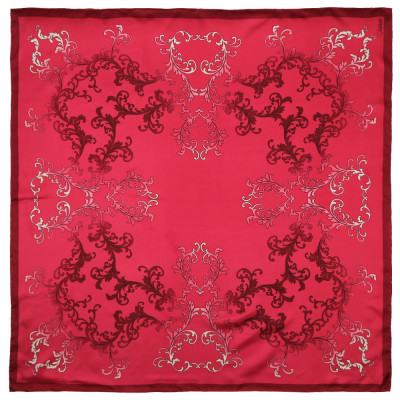 CX1617-37-1 Платок жен. 100%шелк 90x90 FABRETTI