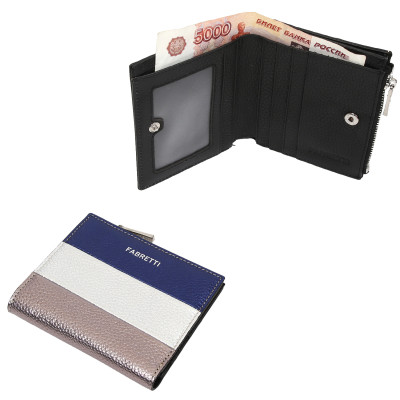 20121501M-42 FABRETTI Кошелек жен. нат. кожа