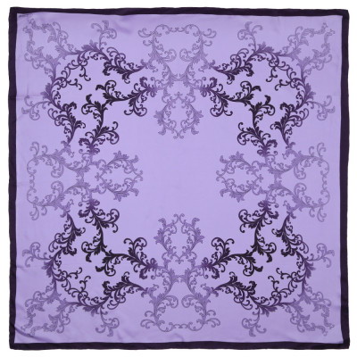 CX1617-37-2 Платок жен. 100%шелк 90x90 FABRETTI