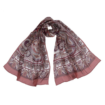 CX1516-45-1 Шарф жен. 100%шелк 65х180