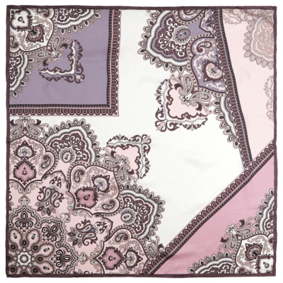 CX1617-21-6 Платок жен. 100%шелк 90x90 LEO VENTONI