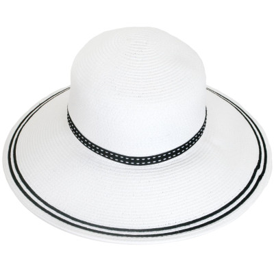 F6-1 white/black FABRETTI Шляпа