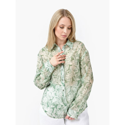 NLST64-150P FABRETTI Блуза женская 85% тенсел, 15% полиамид