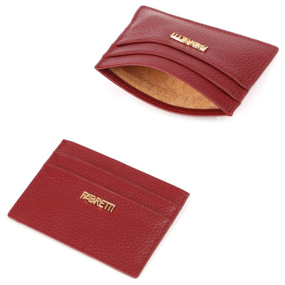 QCH402D-51 FABRETTI Визитница жен. нат. кожа