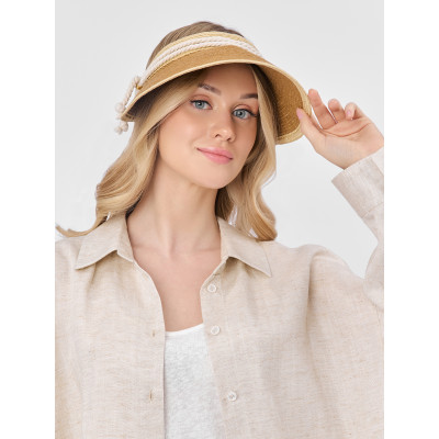 WZ6-13012 FABRETTI Козырек жен. 90% целлюлоза/10% полиэстер