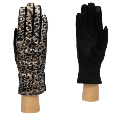 JDF10-L90 FABRETTI Перчатки жен. 100%полиэстер, 90%полиэстер/10%эластан