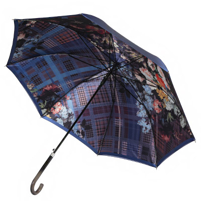 1927 Зонт-трость жен. Fabretti, сатин