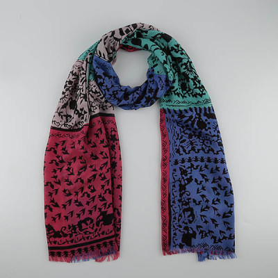 DS2014-004-C Шарф жен. 70%модал30%вискоза 70х184