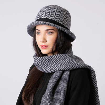 WN0063-2 Шапка жен. 100%шерсть разм.57 FABRETTI