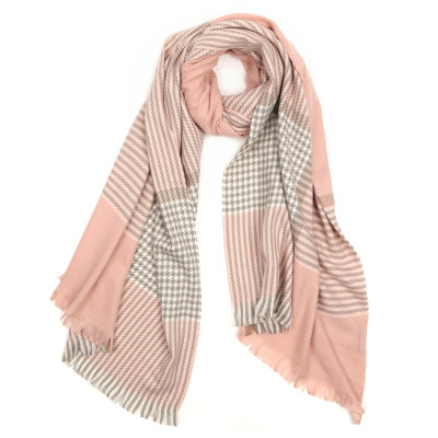 VFR0003-5 Шарф жен. 100% полиэстер 68x200 FABRETTI