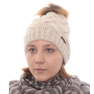 F2015-16-61 Шапка жен. 40%шерсть35%полиакрил25%альпака б/р