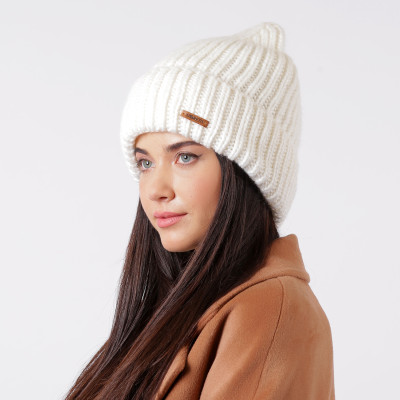 WH0151-1 Шапка жен. 10% мохер, 29% шерсть, 25% акрил, 36% вискоза разм.57 FABRETTI