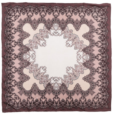 CX1718-06-7 Платок жен. 100%шелк 90x90 Fabretti