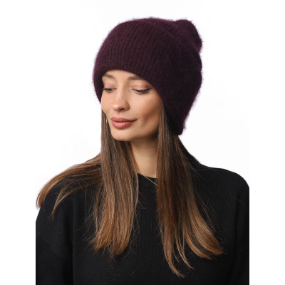 DW135-4 Fabretti Шапка женская 35% ангора, 40% вискоза, 25% нейлон