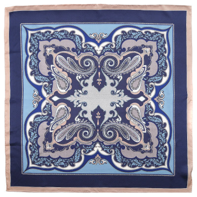 CX1718-13-2 Платок жен. 100%шелк 90x90 FABRETTI