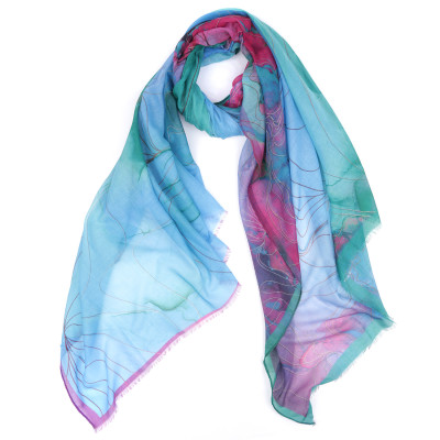 VFZ0013-11 Шарф жен. 100% полиэстер 90x180 FABRETTI