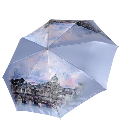 L-20288-9 Зонт жен. Fabretti, облегченный автомат, 3 сложения, сатин