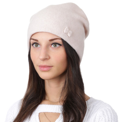 F2018-37-61 Шапка жен. 35%ангора 50%шерсть, 15% полиамид б/р FABRETTI
