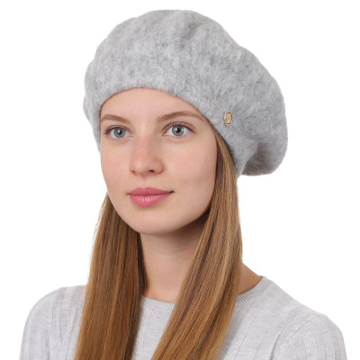 F2017-36-22 Берет жен. 54%шерсть14%вискоза 30%полиамид 2%эластан б/р FABRETTI