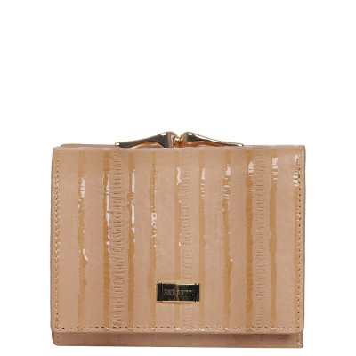 41003-taupe stripe FABRETTI Кошелек жен. нат. кожа