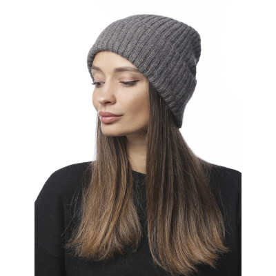 DW130-45 Fabretti Шапка женская 40% шерсть енота, 15% шерсть, 25% вискоза, 20% нейлон