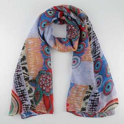 JHPQ0476-6 Шарф жен. 100%вискоза 100х180