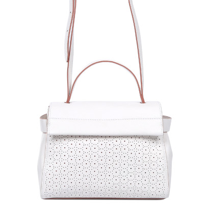 23004482-bianco LEO VENTONI Сумка женская  нат. кожа