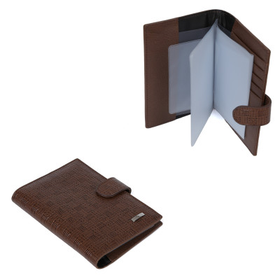 54019TSQ-12 FABRETTI Обложка для документов муж. нат. кожа