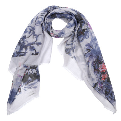 Leo342-B Шарф жен. 100%вискоза 90x180 FABRETTI