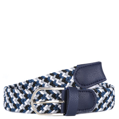 Ремень FABRETTI FR30PU-grey/blue