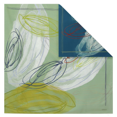 VFS5-8 Платок жен. 100% полиэстер 90x90 FABRETTI