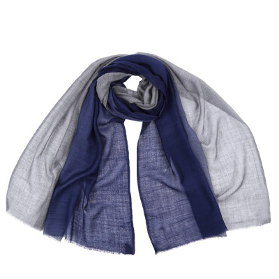 AA-5536-Blue Шарф жен.92%шерсть8%шелк 70*180 Leo Ventoni