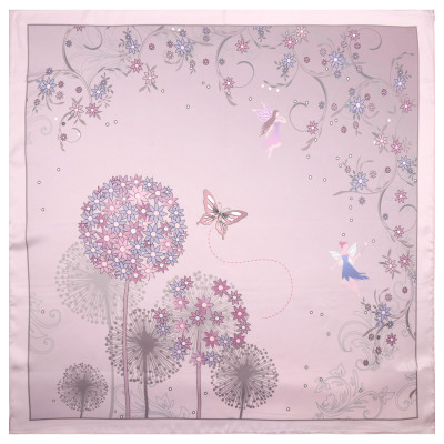 VFI0014-5 Платок жен. 100% полиэстер 70x70 FABRETTI